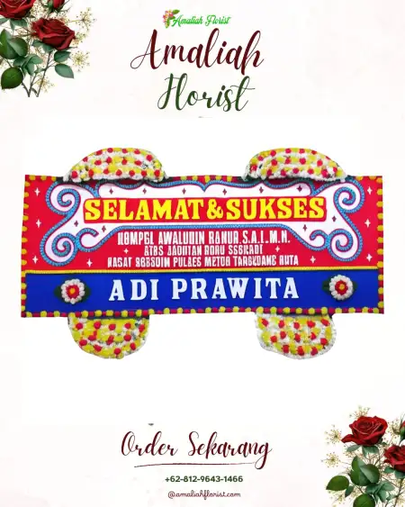 Papan Bunga Ucapan Selamat Wargasara